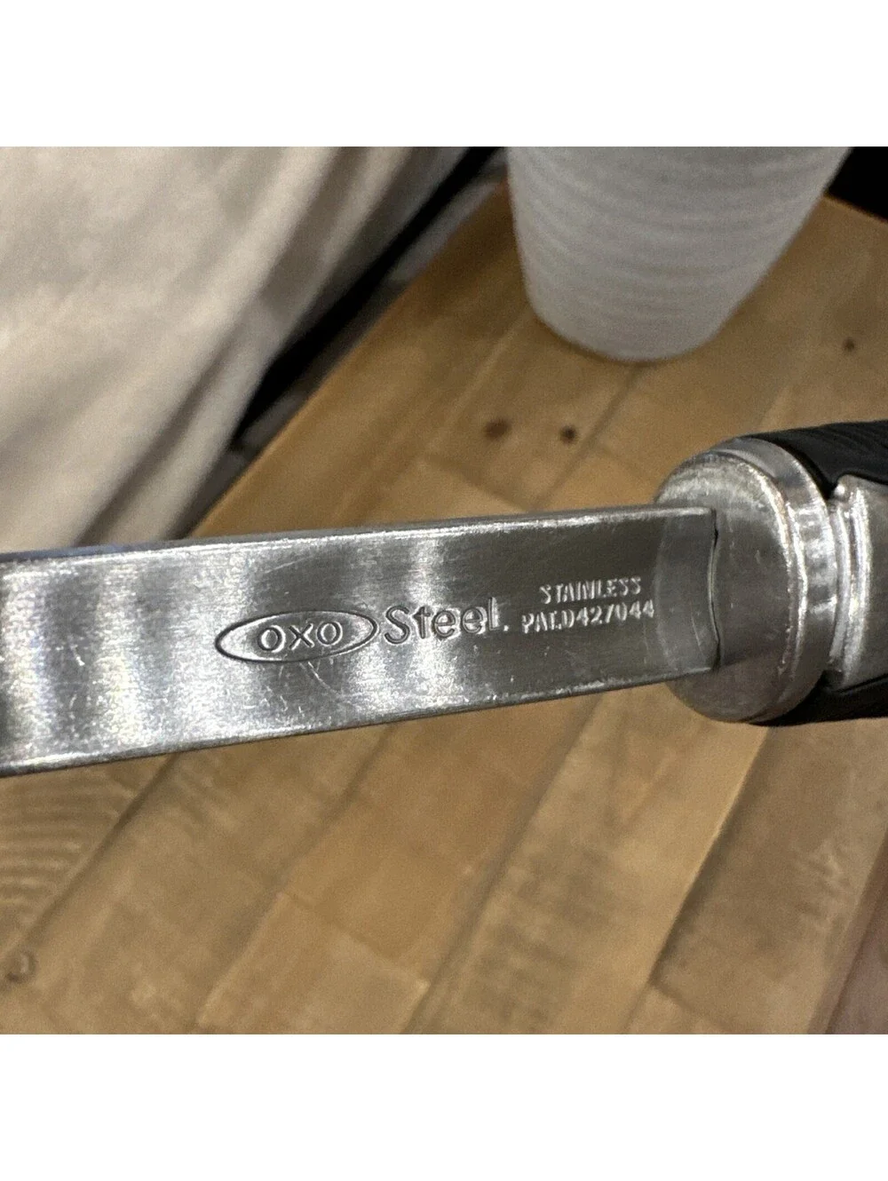 Serving spoon - stainless steel and silicone- OXO Good Grips 14”